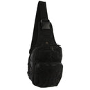 Pierre Cardin Cross Body Tactical Sling Bag Rucksack Army Style in Black-2
