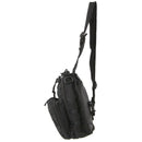 Pierre Cardin Cross Body Tactical Sling Bag Rucksack Army Style in Black-3
