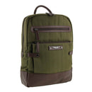 POLICE Wings Mens Canvas Backpack Bag with Laptop Computer Sleeve in Dark Olive-1