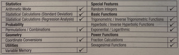 3x Scientific Calculator Universal Student Office Maths Mathematics School