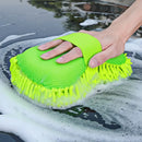 Microfibre Car Wash Mitt Chenille Sponge Ultra Absorbent Drying Towel For Car-1