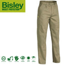 Bisley Mens Insect Protection Drill Work Pants Trousers - Khaki - 82cm-7