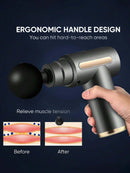 4 Speed Massage Gun 4 Heads Muscle Massage Chargeable Handheld Deep Tissue-6