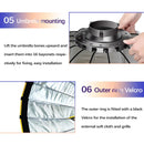 Hridz BM-H90 90cm Bowens Parabolic Softbox with Honeycomb grid-7