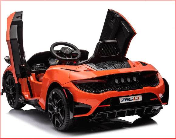 12V Licensed McLaren 765LT Kids Ride On Sports Electric Car