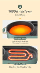 BEAR Multi-functional 2-in-1 Cooking Hot Pot And Griddle Barbecue Machine DKL-C15L1-15