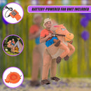 COWBOY Fancy Dress Inflatable Suit -Fan Operated Costume-7
