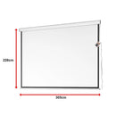 150" Electric Motorised Projector Screen TV +Remote-9