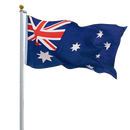 6.0m Flag Pole Full Set / Kit w Australian Flag-1