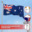 6.0m Flag Pole Full Set / Kit w Australian Flag-7