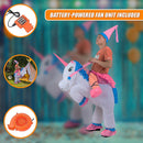 UNICORN Fancy Dress Inflatable Suit -Fan Operated Costume-7
