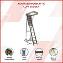 Ash Hardwood Attic Loft Ladder-3