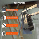 Ash Hardwood Attic Loft Ladder-7