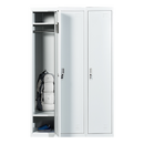 Three-Door Side by Side Office Gym Shed Storage Locker-8