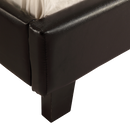 Single PU Leather Bed Frame Black-10