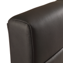 King PU Leather Deluxe Bed Frame Black-6