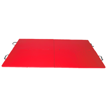 Folding Red Exercise Mat – Gymnastics, Martial Arts, Yoga, Karate & Judo Training
