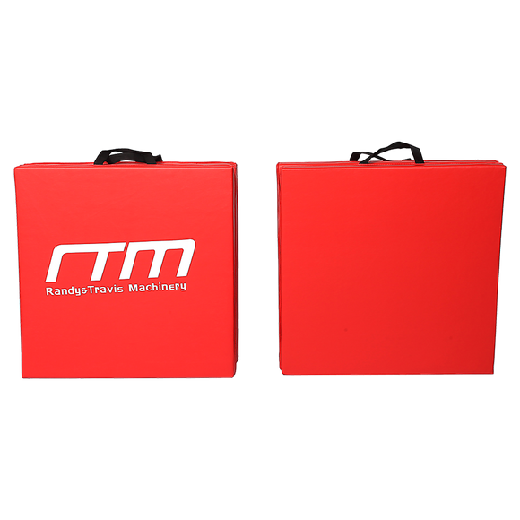Folding Red Exercise Mat – Gymnastics, Martial Arts, Yoga, Karate & Judo Training