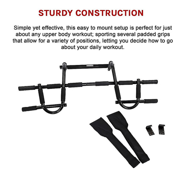 Professional Doorway Pull Up Bar – Chin Up Gym Exercise Bar for Home Workouts