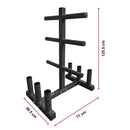Olympic Weight Tree Bar Rack Holder Storage-10