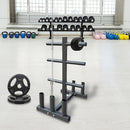 Olympic Weight Tree Bar Rack Holder Storage-2