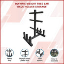 Olympic Weight Tree Bar Rack Holder Storage-3