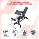 FID Flat Incline Decline Bench Press w/ Leg Extension-3