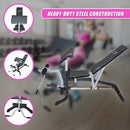 FID Flat Incline Decline Bench Press w/ Leg Extension-7