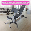 FID Flat Incline Decline Bench Press w/ Leg Extension-8