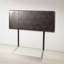 PU Leather Double Bed Headboard Bedhead - Brown-5