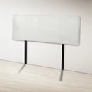 PU Leather Double Bed Headboard Bedhead - White-5