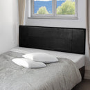 PU Leather Queen Bed Headboard Bedhead - Black-6