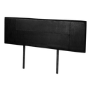 PU Leather Queen Bed Headboard Bedhead - Black-1