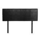 PU Leather Queen Bed Headboard Bedhead - Black-4