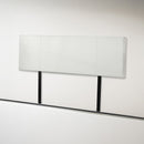 PU Leather King Bed Headboard Bedhead - White-5