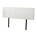 PU Leather King Bed Headboard Bedhead - White-1