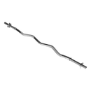 Heavy Duty EZ Curl Barbell – Weightlifting Bar with Spinlock Collars for Gym Training-1