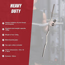 Heavy Duty EZ Curl Barbell – Weightlifting Bar with Spinlock Collars for Gym Training-8