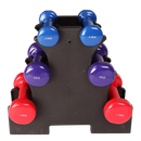 6-Piece Dumbbell Set with Rack-7