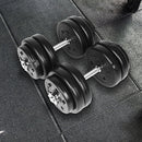 30KG Adjustable Dumbbell Set – Home Gym Weights for Strength & Fitness Training-4
