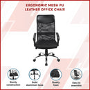 Ergonomic Mesh PU Leather Office Chair-3