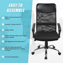 Ergonomic Mesh PU Leather Office Chair-10