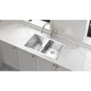 820x457mm Handmade Stainless Steel Undermount / Topmount Kitchen Laundry Sink with Waste-3