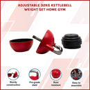 Adjustable 32KG Kettlebell Weight Set Home Gym-3