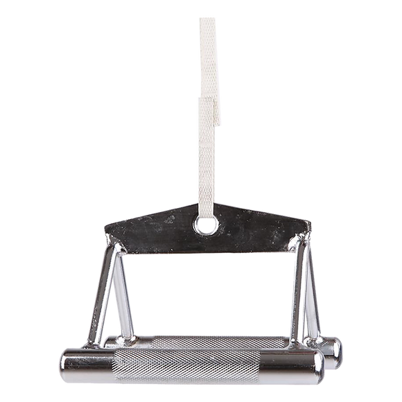 Close Grip Seated Row Handle – Triangle Cable Attachment Bar for Gym Machines