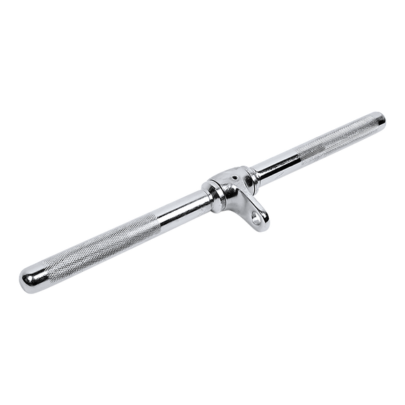 Revolving Straight Bar – Gym Cable Attachment for Tricep, Bicep & Pulley Workouts