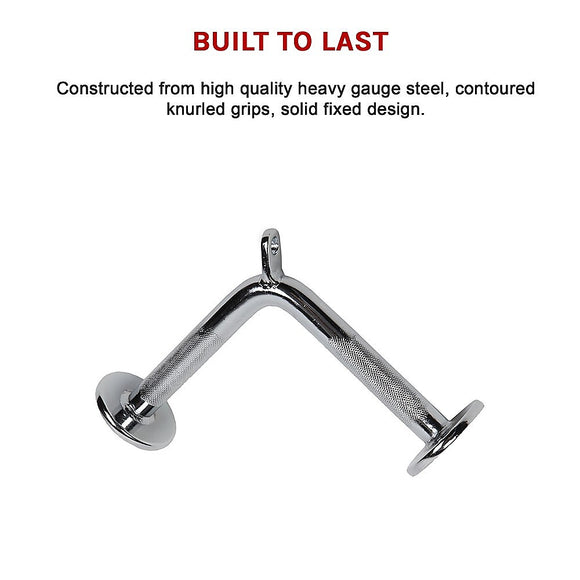 Triceps Press Push Down Bar – Gym Cable Attachment for Arm & Strength Training