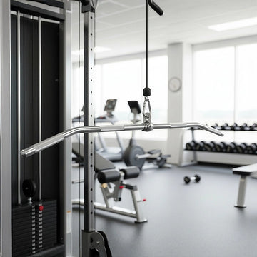 48" Lat Pulldown Bar Cable Attachment – Gym Handle for Back & Strength Training - 0