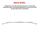 48" Lat Pulldown Bar Cable Attachment – Gym Handle for Back & Strength Training-11