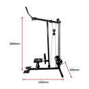 Lat Pulldown Low Row Fitness Machine – Home Gym Strength Trainer-14